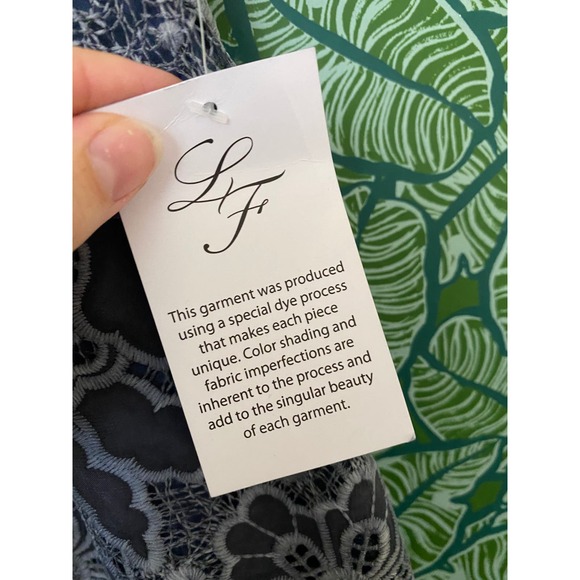 NWT Lovers + Friends | Blue Lace Mini Dress Fit n Flare Small - Picture 3 of 7